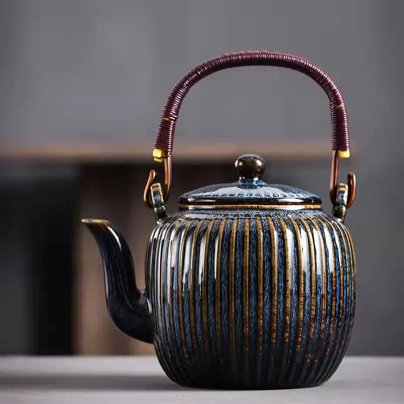 Puer Tea Pots 800ml Exquisite Chinese Ceramic Teapot Pot for Tea Cup Set Gaiwan Samovar Teapots Water Kettle Teeware Teware Mug