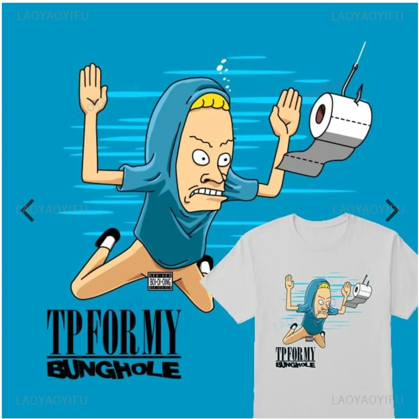 

Funny Beavis and Butthead B&B Harajuku Fashion Cornholio's Distinctive Homme Men T-shirt The Great Cornholio Gym T Shirts Anime