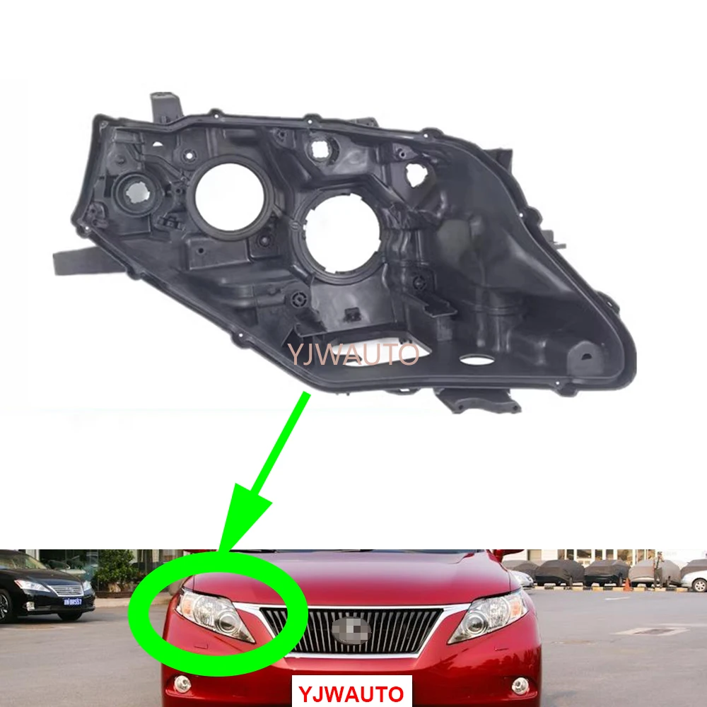 For Lexus RX270 350 450H 2009~2011 Headlamp House Car Headlight Base Rear Base Replacement Auto Front Lamp Holder Back Support