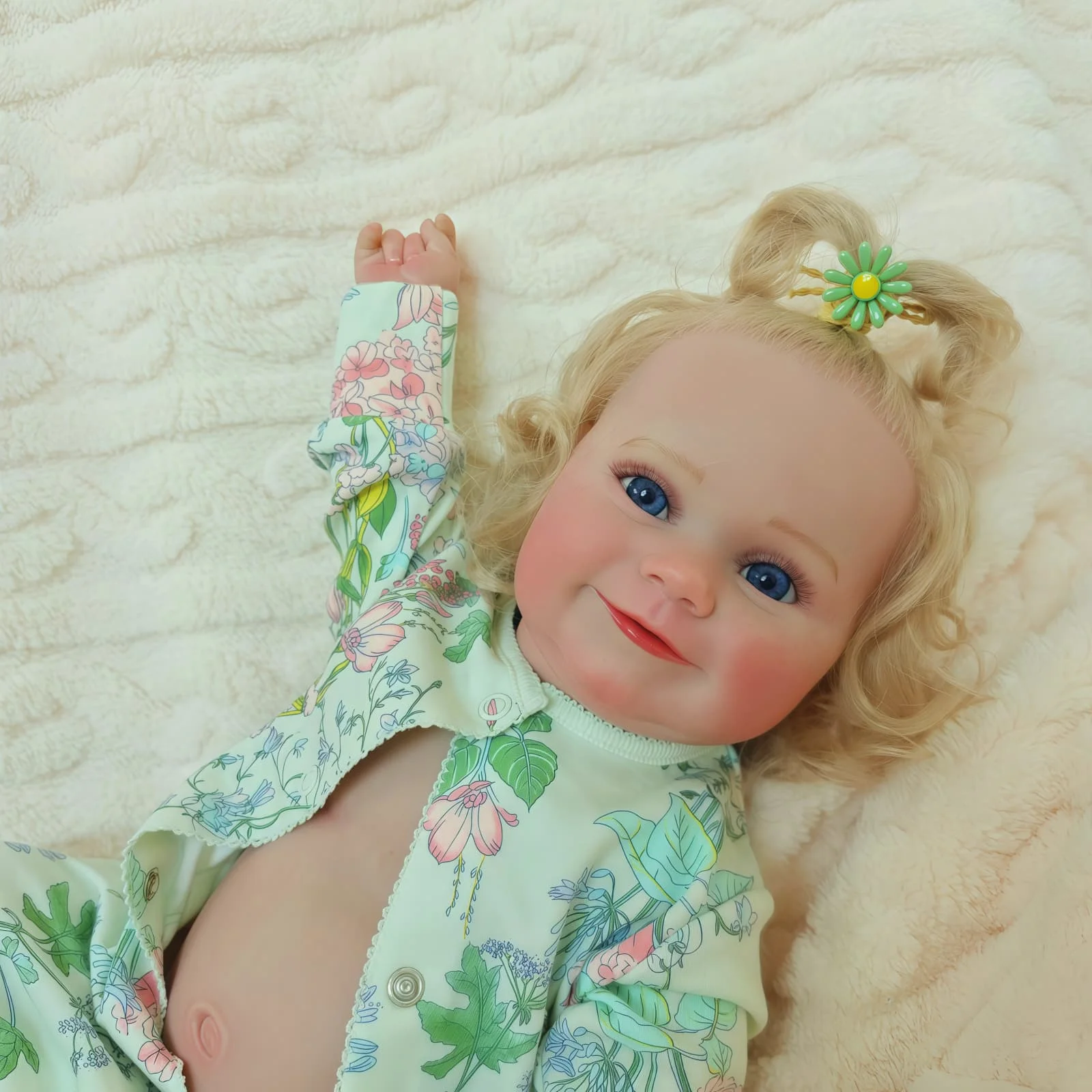 

Реалистичная кукла Reborn для маленьких девочек 20 дюймов/50 см — силиконовый виниловый корпус с ручной росписью всего тела — подарок на день рождения/Рождественский подарок