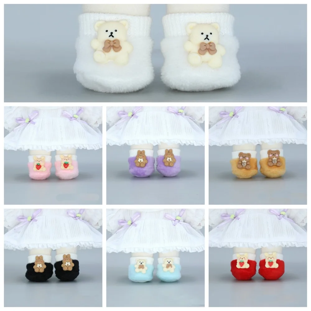Mini muñecas 1/12, zapatos suaves de 20cm, zapatos suaves para muñecas, zapatos para muñecas Idol, oso, conejo, 20cm, zapatos para muñecas, regalos de cumpleaños