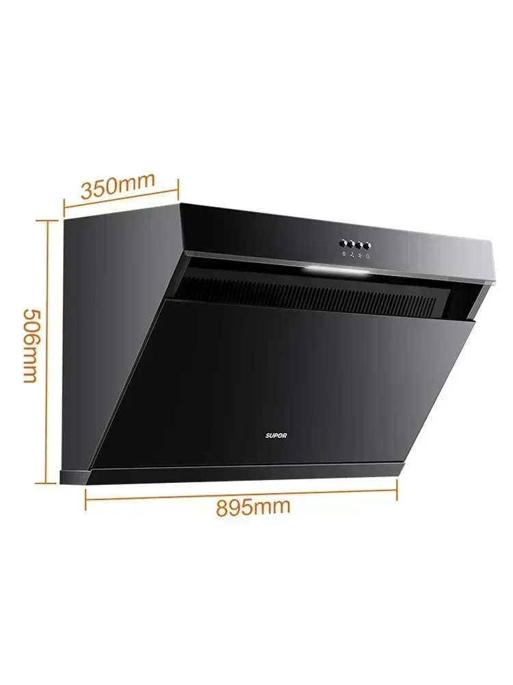 Range hood MJ11 Rumah Tangga pengisap besar dapur sisi hisap kecil ekstraktor minyak. Hood dapur