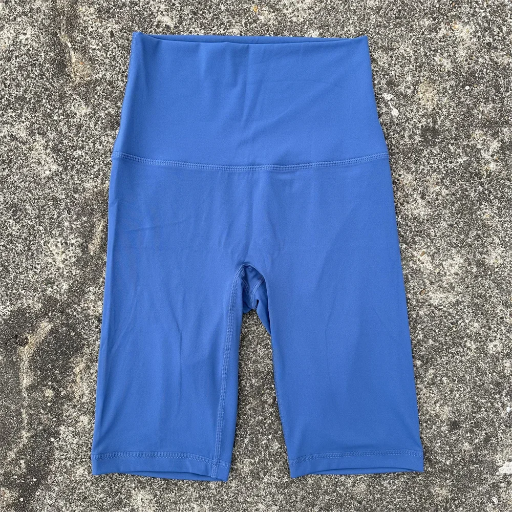 Women's High-Waisted Soft Athletic Shorts Solid Color Yoga Shorts for Fitness, Jogging, Squat-Proof & Comprehensive Training