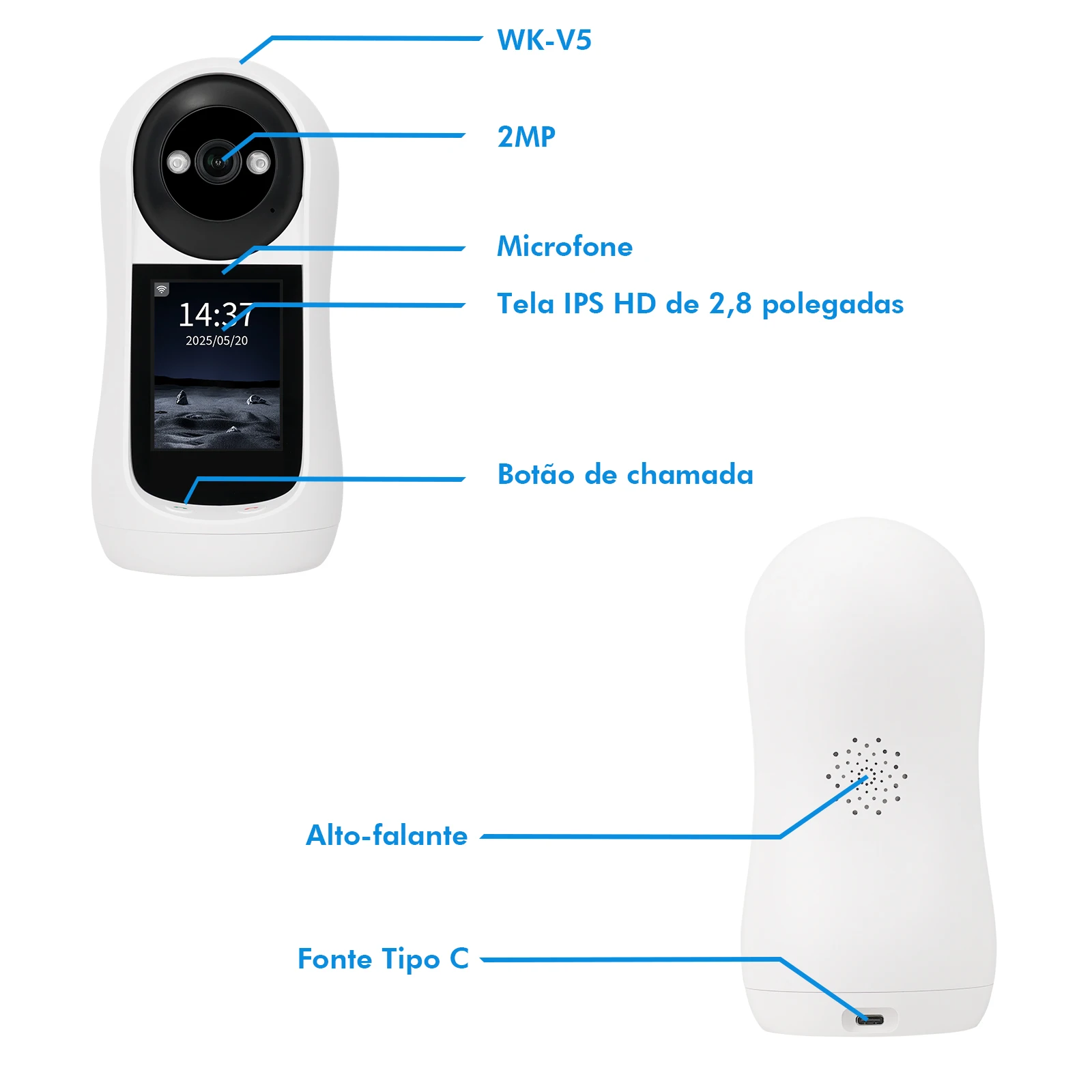 كاميرا للأطفال، Icsee، كاميرا مراقبة واي فاي، كاميرا صغيرة، كاميرا ويب، شاشة، كاميرا Icsee، كاميرا IP، من البرازيل