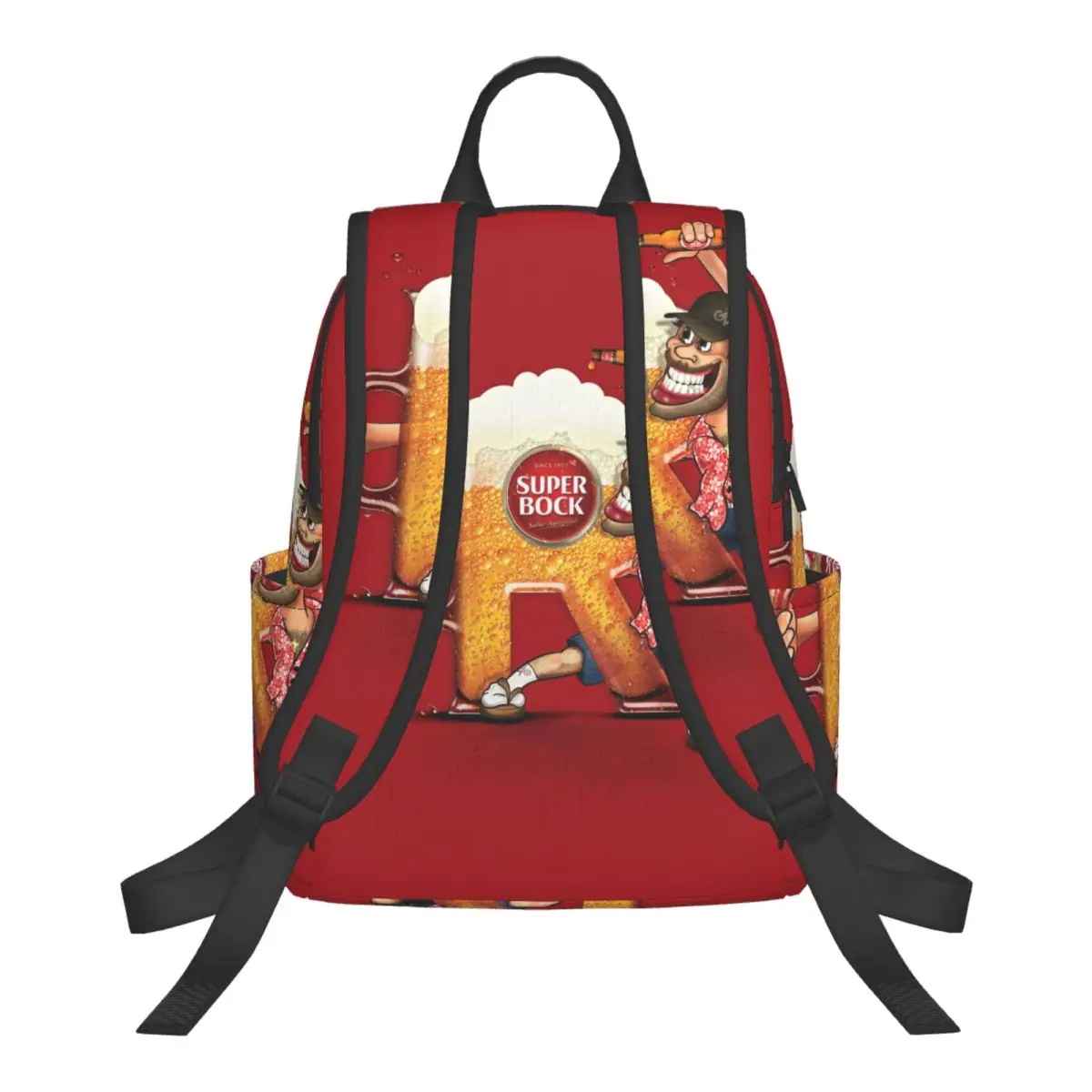 Super Bock Student Backpack School Bag Hiking Travel Daypack for Boys Girls Fashion Bookbag Shoulder Bags