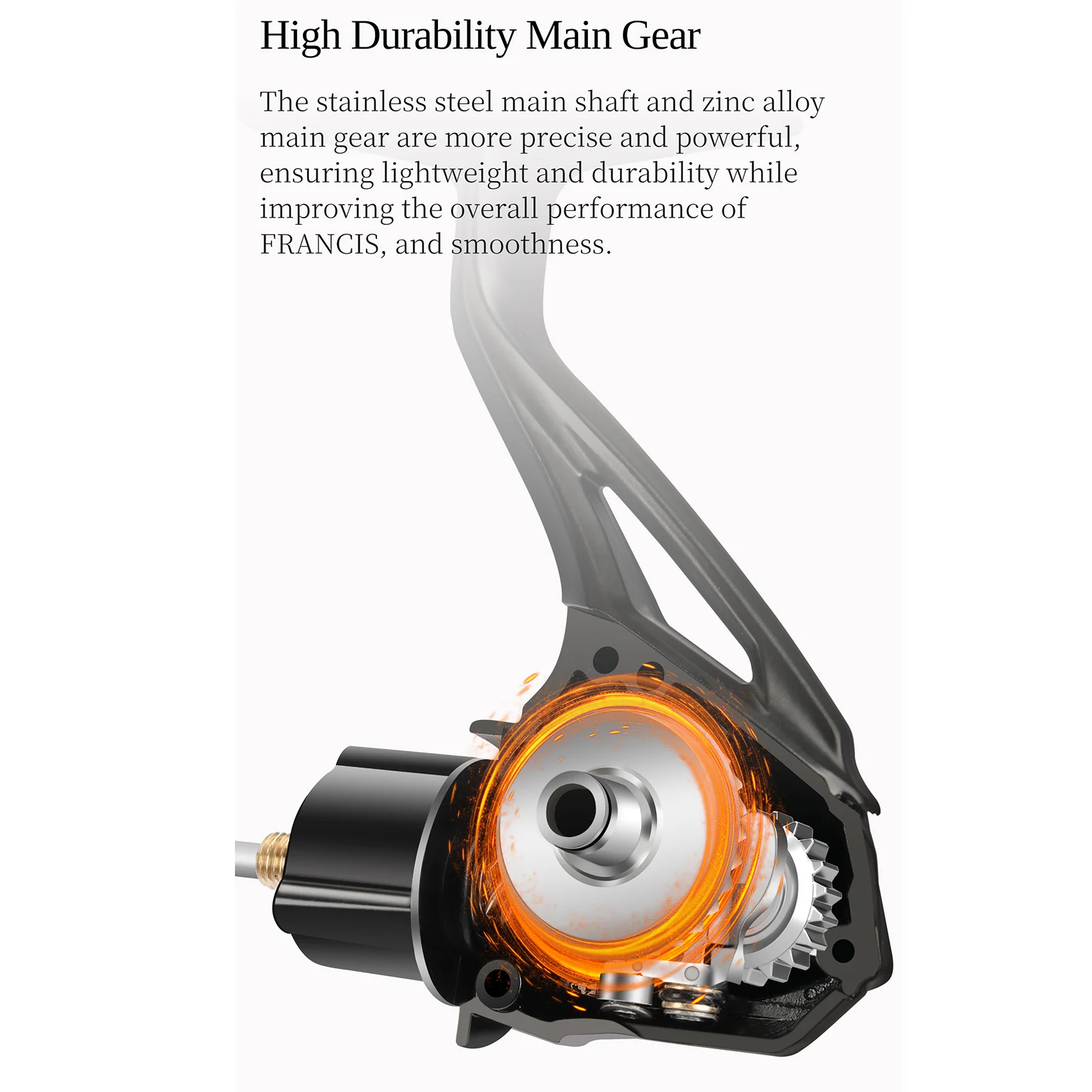 TSURINOYA FRANCIS FS PRO بكرة صيد دوارة 800S 1000 C2000S 2500S 3000M 5.2:1 بكرة ضحلة متعددة الاستخدامات معالجة باس طويلة #3