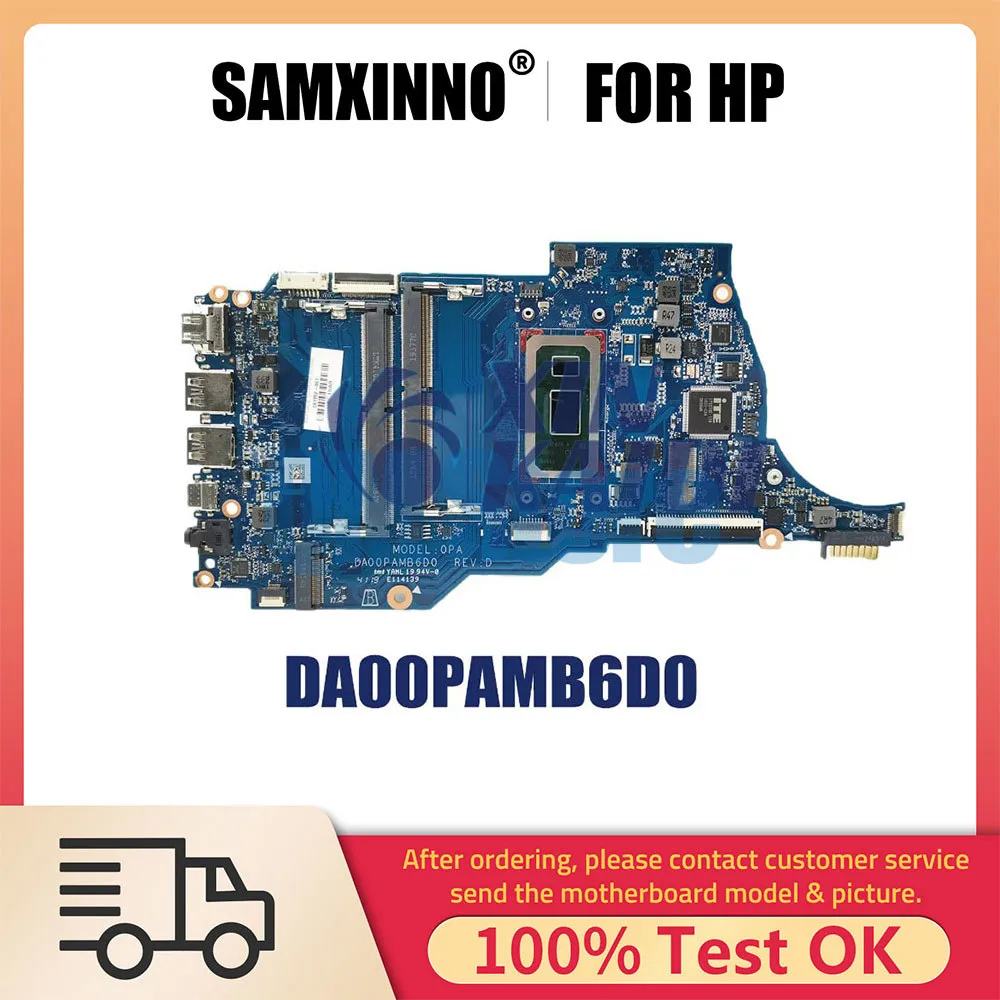 

Материнская плата для ноутбука для HP 14S-DP 14-DQ 14-dr L61952-601 TPN-Q221 материнская плата для ноутбука с процессором i3 i5 i7 8-го поколения da00pamb0 6d0