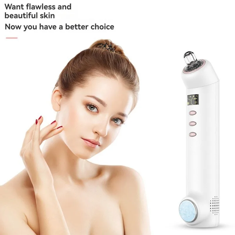 AT28-Portable Blackhead Remover Vacuum - 3 Adjustable Levels With Hot & Cold Compress