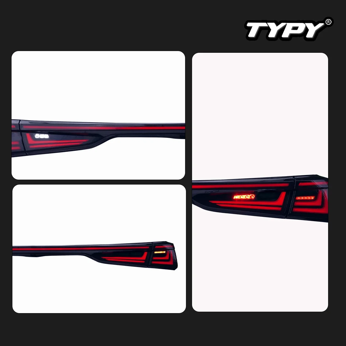 

Auto Accessories Car For Lexus ES LED Taillight 2018-2024 Modified to New DRL Dynamic Turn Signal LED Taillight