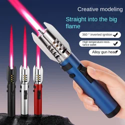 Turbo Torch Jet Gas Lighter High Firepower Windproof Spray Gun Kitchen Cooking Smoking Accessories Jewelry Welding Cigar Lighter