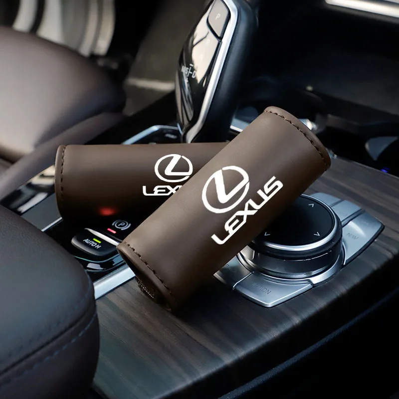 

Наклейки на автомобиль для Lexus F SPORT ES RX NX LS UX LM LX GX LC RZ IS CT GS RC HS SC, 2 шт., кожаные чехлы на подлокотники дверей автомобиля, ручки на крыше авто