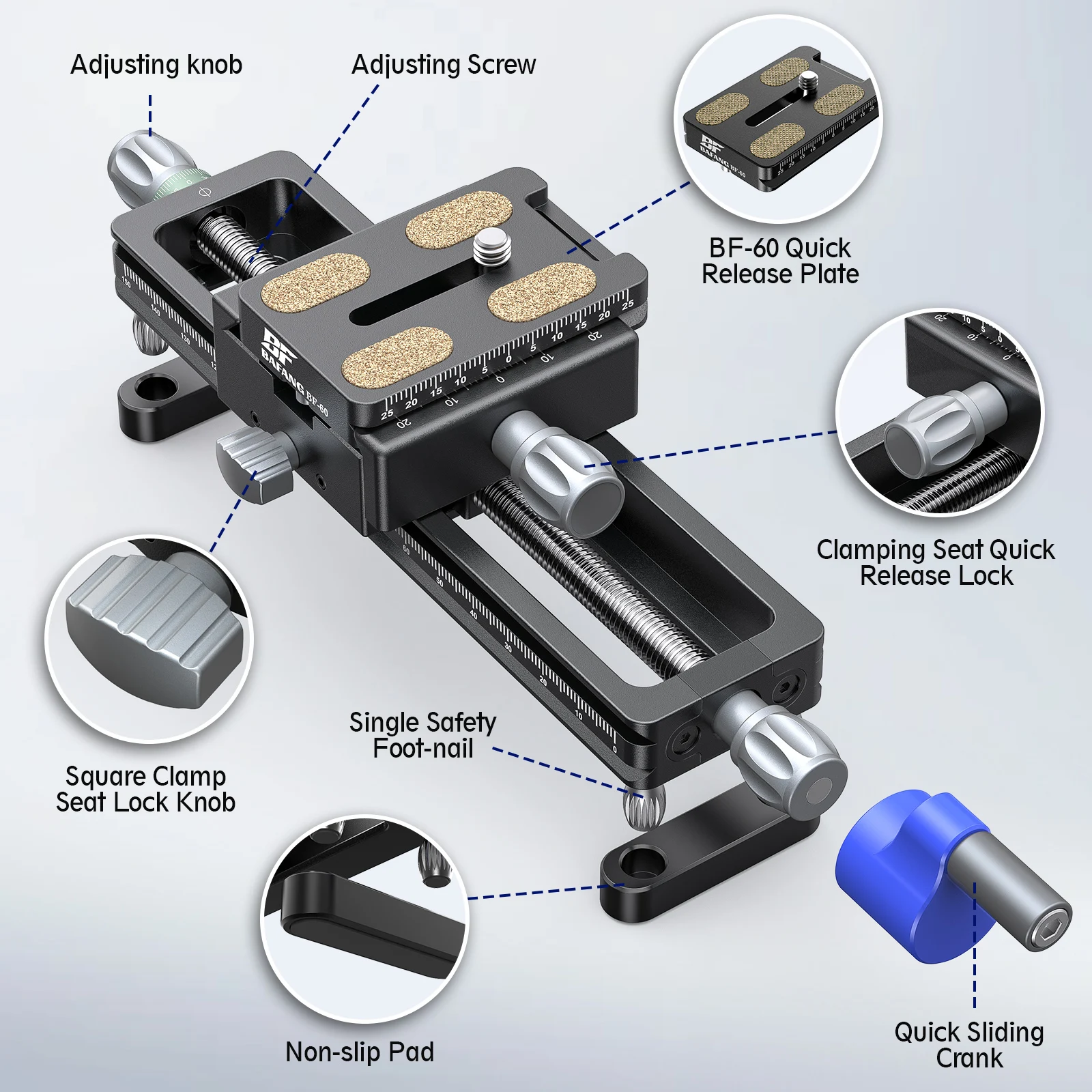 カメラスライダー ドリーレールトラックスライダー 微調整ネジ - Camera Slider Rail のレビューと価格