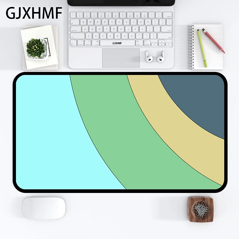 Simple style Mausepad blue Desk Mat Gaming Mat Pad on The Table Office Gamer Accessories Keyboard Mats Mouse Pad Mouse Carpet