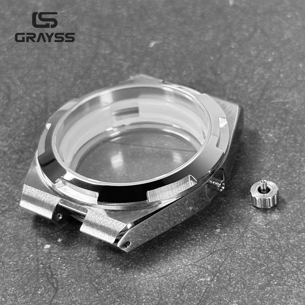 صالح في الخارج سلسلة ساعة حافظة 41 مللي متر NH34 NH35 NH36 NH70 NH72 حركة أنيقة ساعة رجالي جزء وزارة الدفاع للقرص 28.5 مللي متر