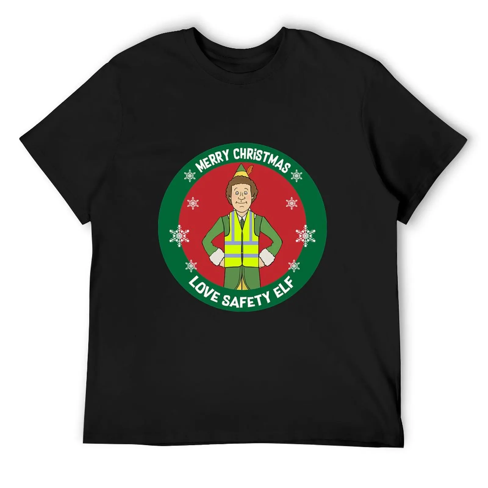 

Health & safety - Elf And Safety Elfy Christmas - Funny Health And Safety - Christmas T-Shirt anime stuff Men's clothing