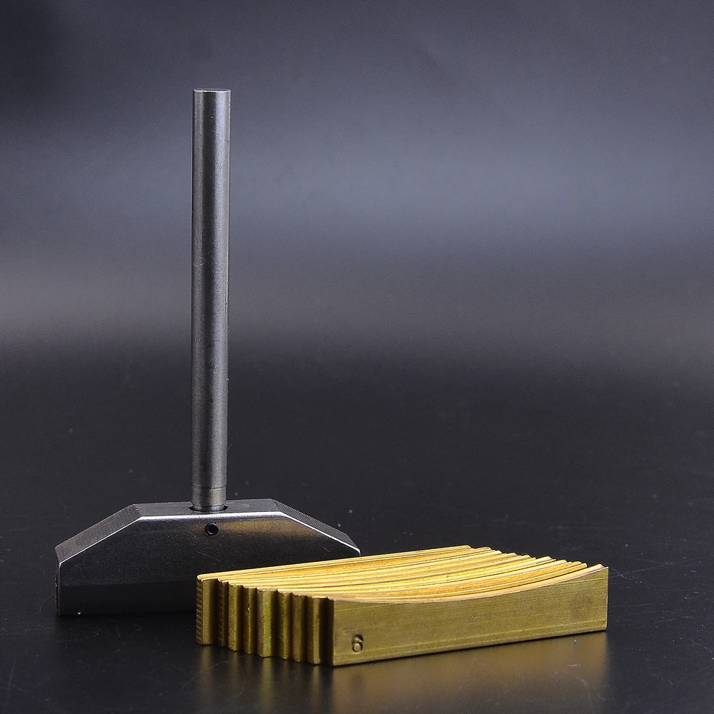 Fingerboard  Fret  Press Caul With Brass  Insert  For Guitar  Bass