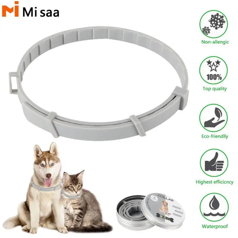 Pet Collar Adjustable Length Easy To Use Comfortable Popular Safe Trendy Pet Flea Prevention For Dogs And Cats Pet Care Durable