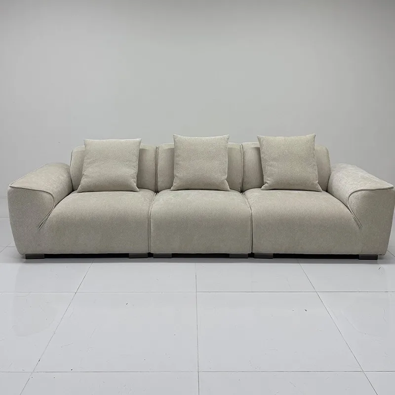 #Luxury Modular Sectional Sofa Modern Elegant Chenille Fabric Lounge Sofa for Home Hotel Villa Living Room