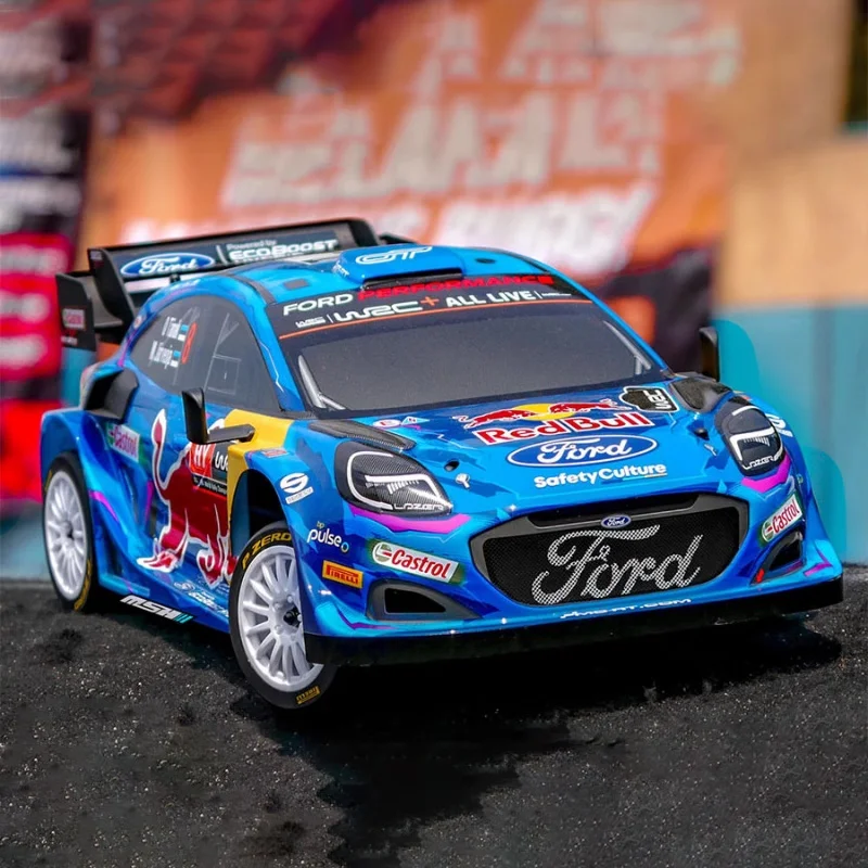 The new CEN Racing 1/8 simulation Ford M-SPORT WRC RALLY1 remote control model car.