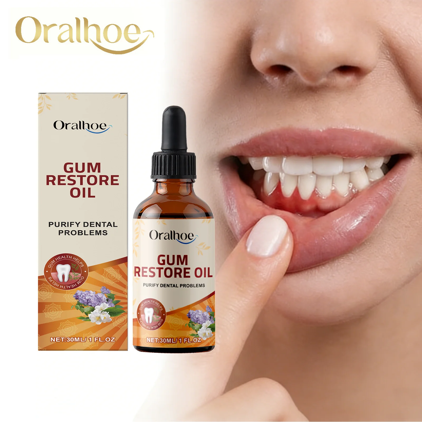 Repair Gums Serum Relieve Receding Gingival Swelling Improve Tooth Allergy Dental Caries Cleaning Oral Care Remove Tartar