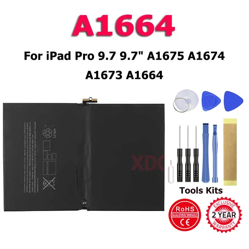 

Bateria For IPad Pro 9.7" 9.7 A1675 A1674 A1673 A1664 Send Accompanying Tool