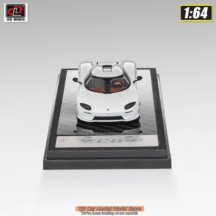 LCD 1:64 Scale New Koenigsegg CC850 Car Model Static Display Piece Holiday Gift Collection
