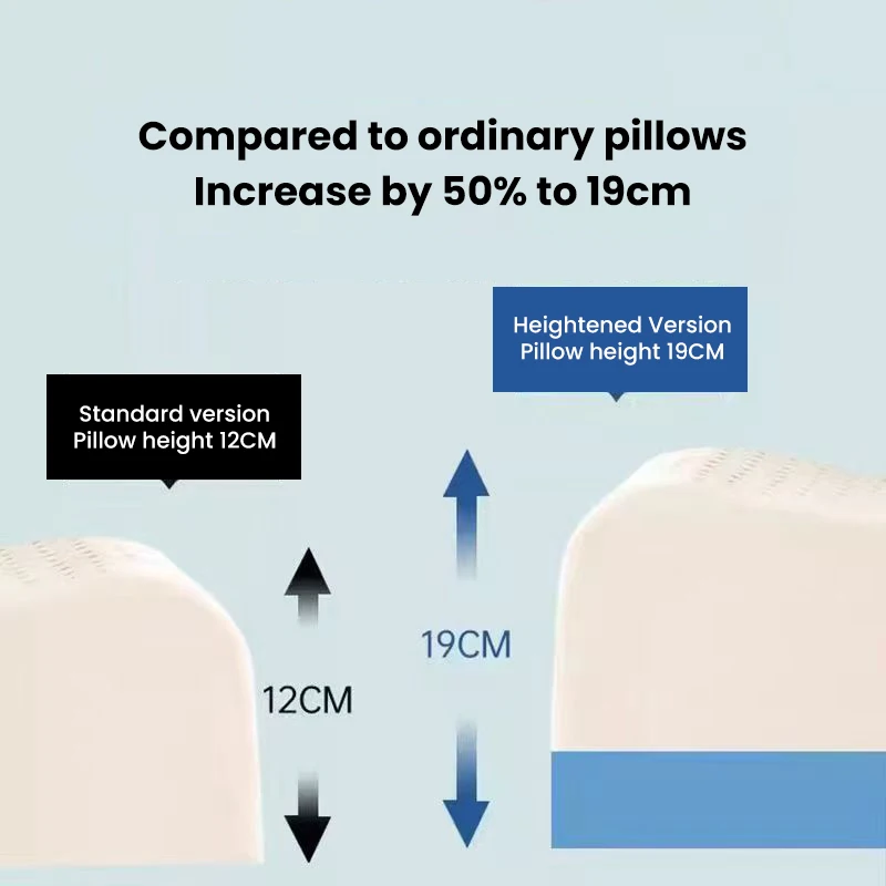 Latex Pillow Adult Student Comfortable Breathable Cervical Health Care Pillow Protect Cervical Spine For Home Use Bedding Gift