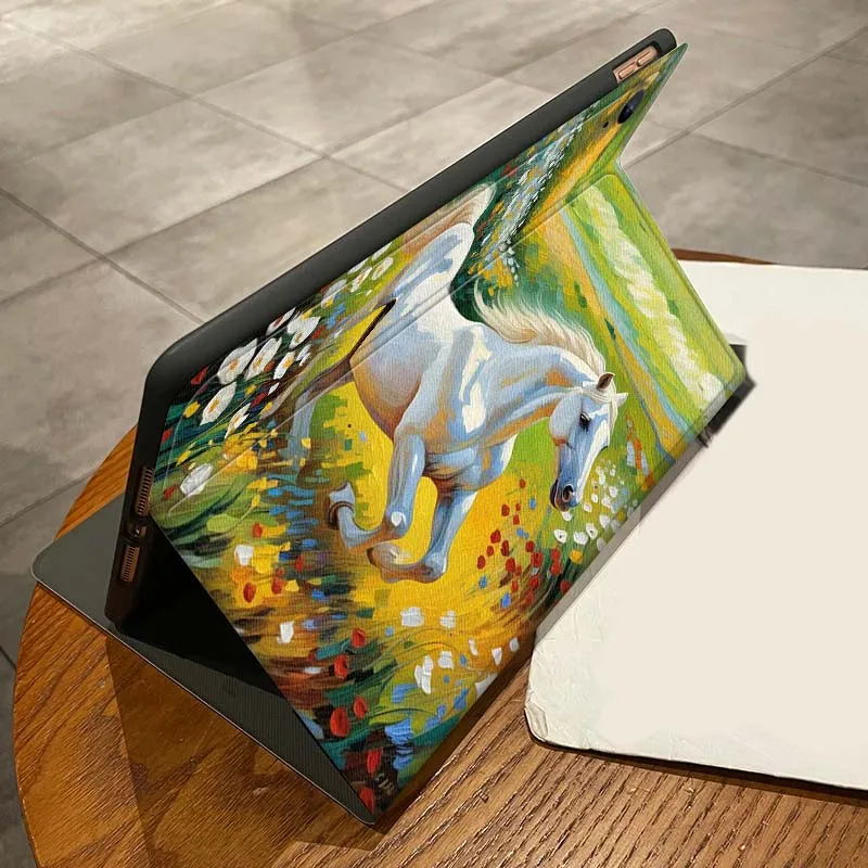 

Cartoon Anime Horse Design Tablet Case For Samsung Galaxy Tab A A7 A8 A9 A11 S6 S11 Lite Plus 10.1 10.4 10.5 Inch Cover