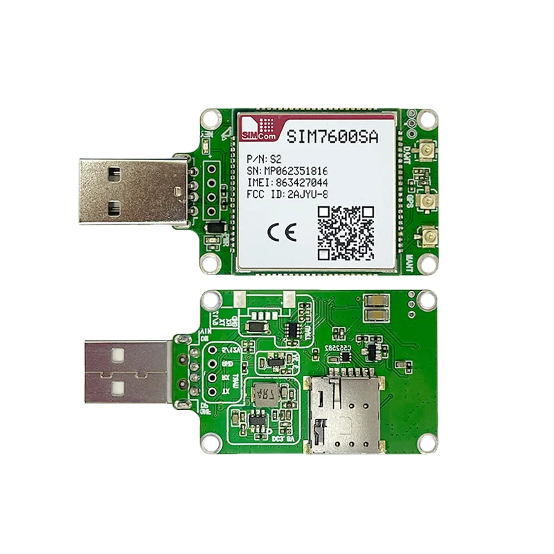 In stock SIM7600SA USB Dongle Modem with Antenna SIMCOM 4G LTE Cat1 Module Support GNSS Modem for Australia/South America