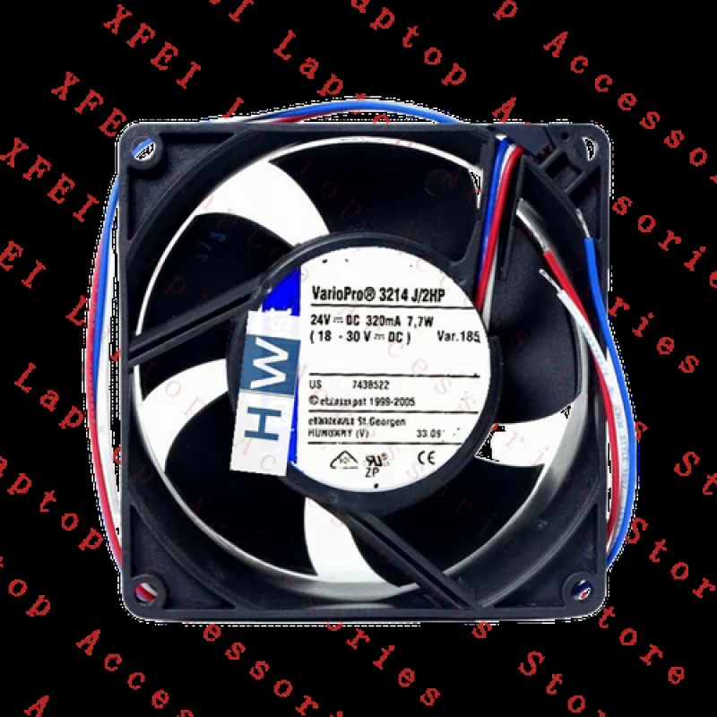 

F 1/шт. 3214J/2HP 3214 J/2HP 24 В 320 мА 7,7 Вт 9 см инверторный осевой охлаждающий вентилятор