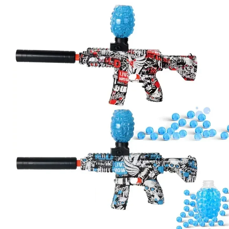 Splatter Ball Water Gel Beads Toy Guns Electric Gun Toys Firing Hydrogel Water Ball Guns Children Sports Kids Toys