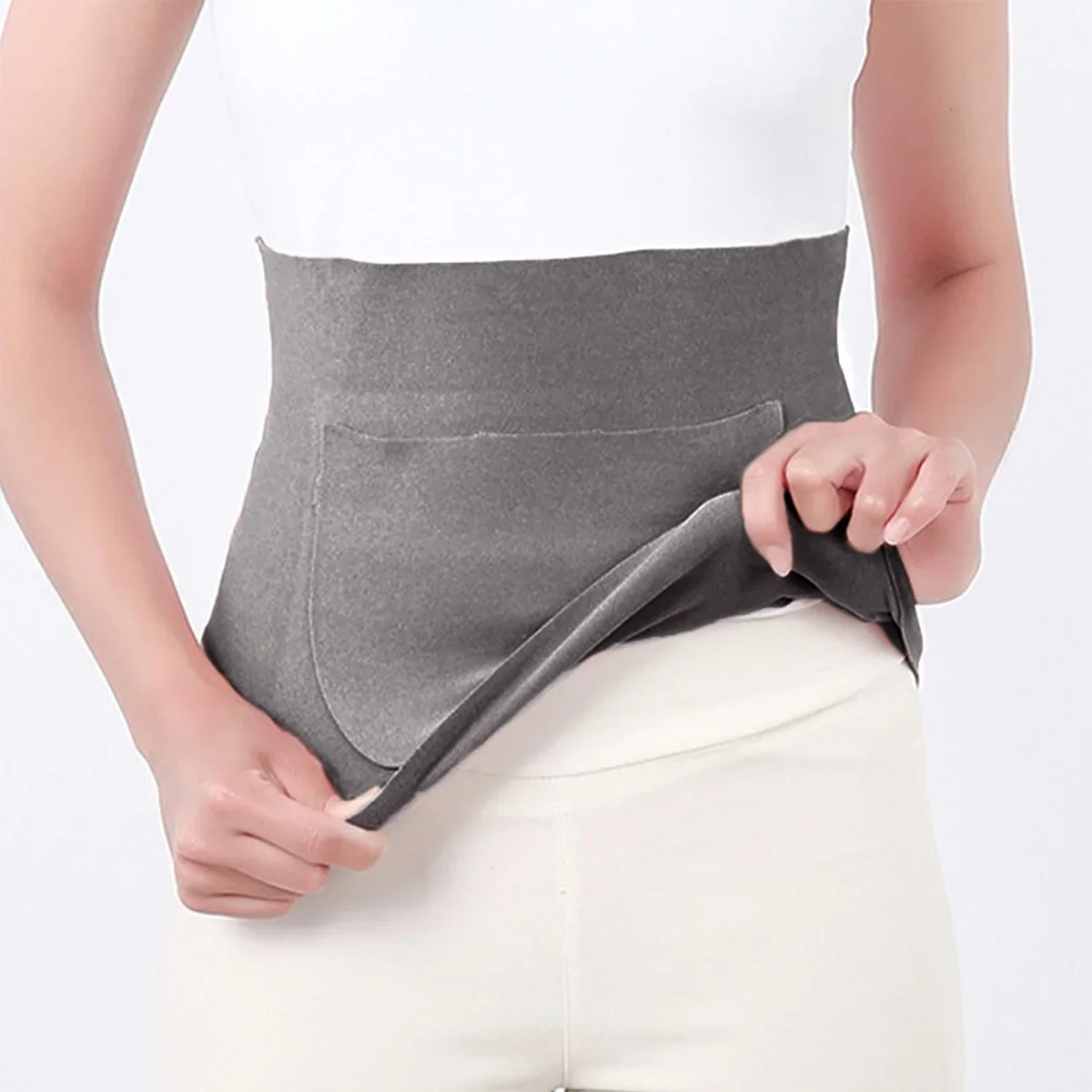 Supporto per la vita sottile in velluto da donna Estate Autunno Tutore lombare Cinture morbide per fitness Addome Scaldapressione posteriore Fascia da smoking