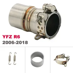 Motorcycle Styling Exhaust System Muffler mid Pipe For Yamaha YZF R6 2006-2018 YZFR6 YZF-R6 Exhaust Mildde Link Connect