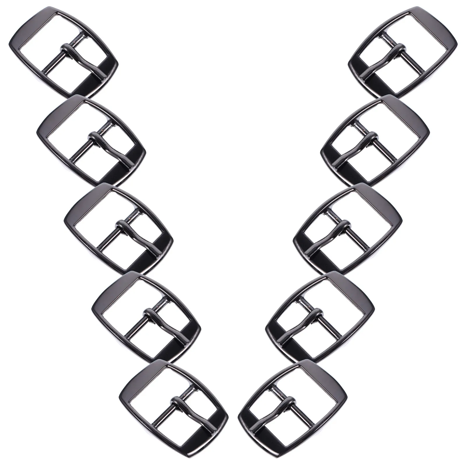 

10 шт. металлических пряжек для ремней из цинкового сплава, мужские заменяемые пряжки для ремней, комплект для ремонта, роликовые пряжки для ремней, мужские пряжки в западном стиле