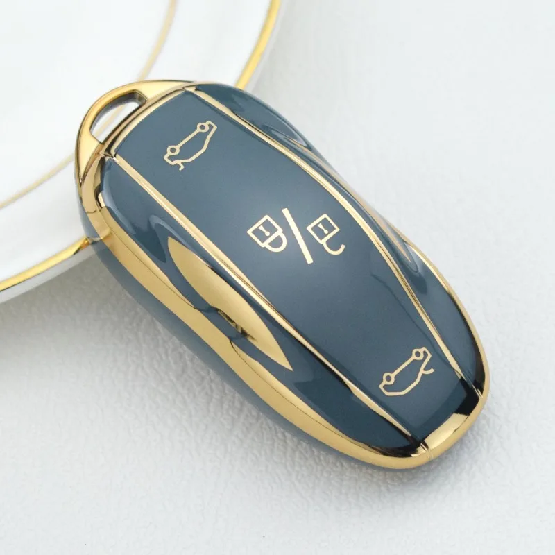 Car Key Shell Fob TPU Car Remote For Tesla Model X Model S Model Y 3 Protector Key Case Cover Keychain Accessories