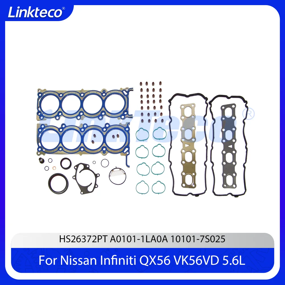 Engine Parts Head Gasket Set Fit 5.6 L VK56VD For Nissan NV2500 NV3500 Armada TITAN Pathfinder Infiniti QX56 QX80 05-17 5.6L