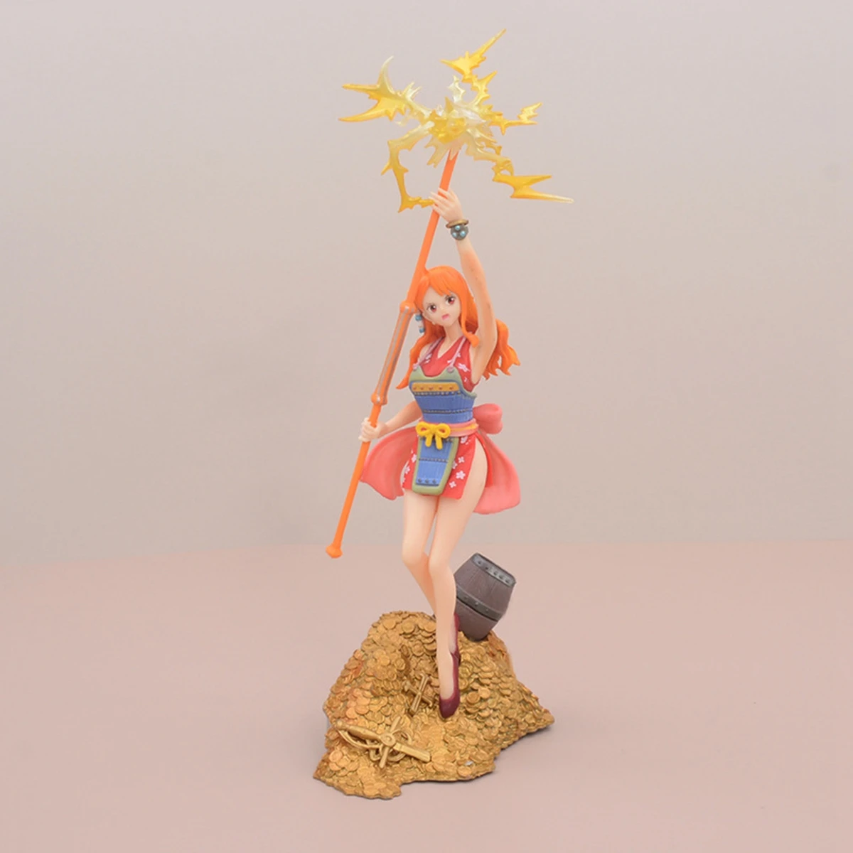 Figura de acción de Anime de One Piece Nami, modelo de juguete Diva Stick, colección de regalo de Luffy, figura Sexy, 23CM