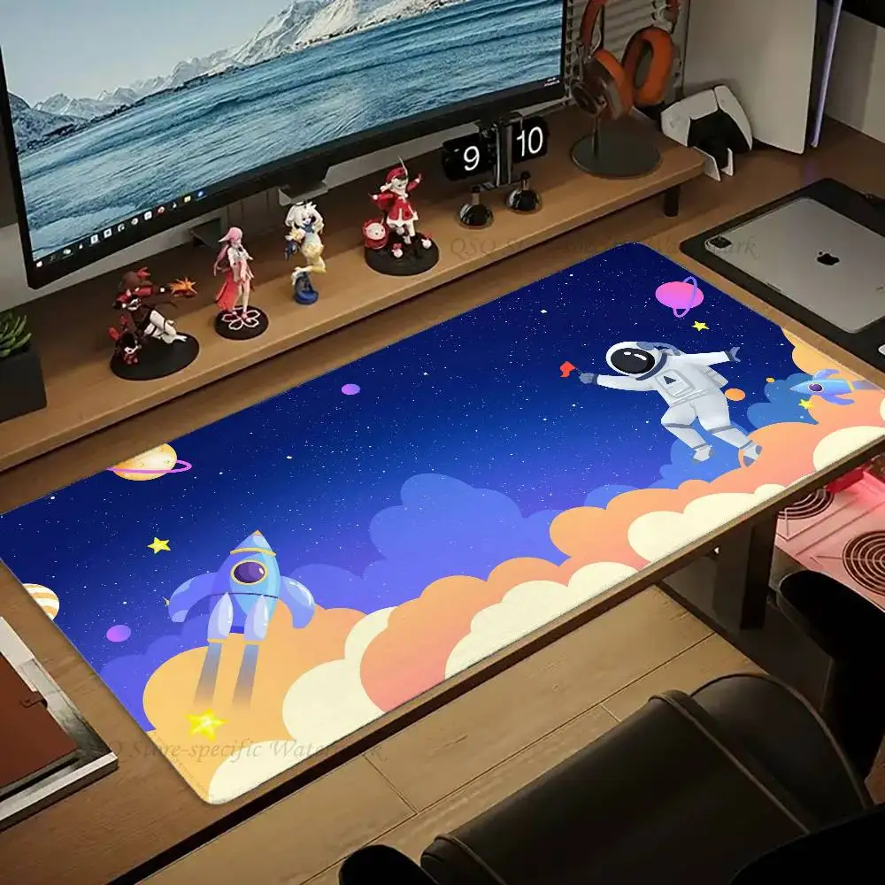 Astronaut Mousepad Non-slip Suitable For Office Computers Laptops E-sports Game Desk Mats XXL Keyboard