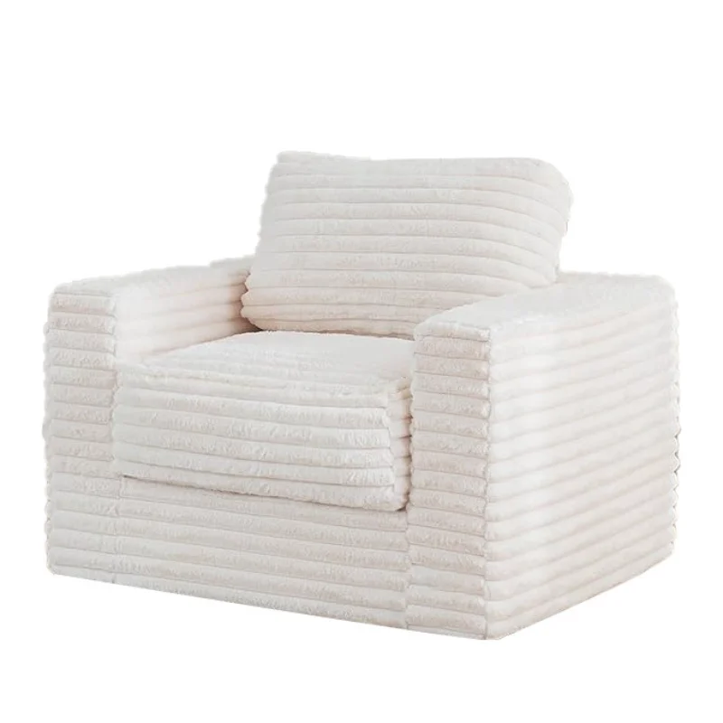 Compression sofa chair furniture upholstered single seat armchair, living room lounge key seat apartment and bedroom