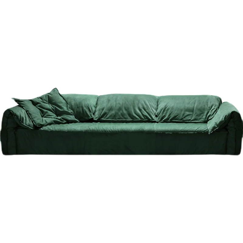 

Italian minimalist matte technology cloth sofa cream style fabric sofa combination