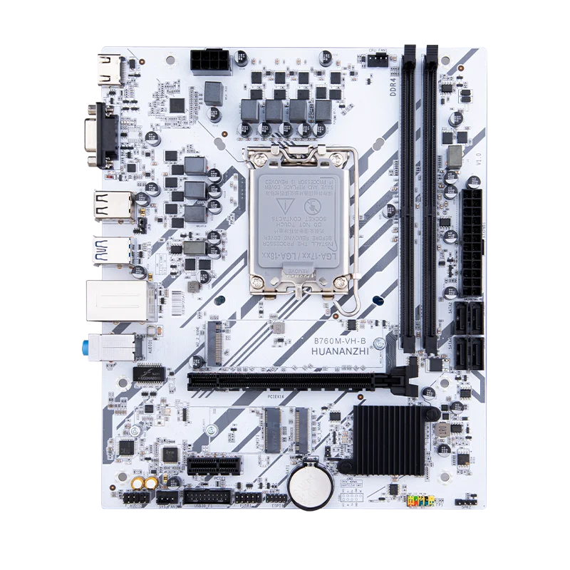 HUANANZHI B760M-VH-B Motherboard Set LGA1700 Intel Core i5 1200F 12400F 13400F CPU DDR4 RAM M.2 NVMe PCIe 4.0 Combo