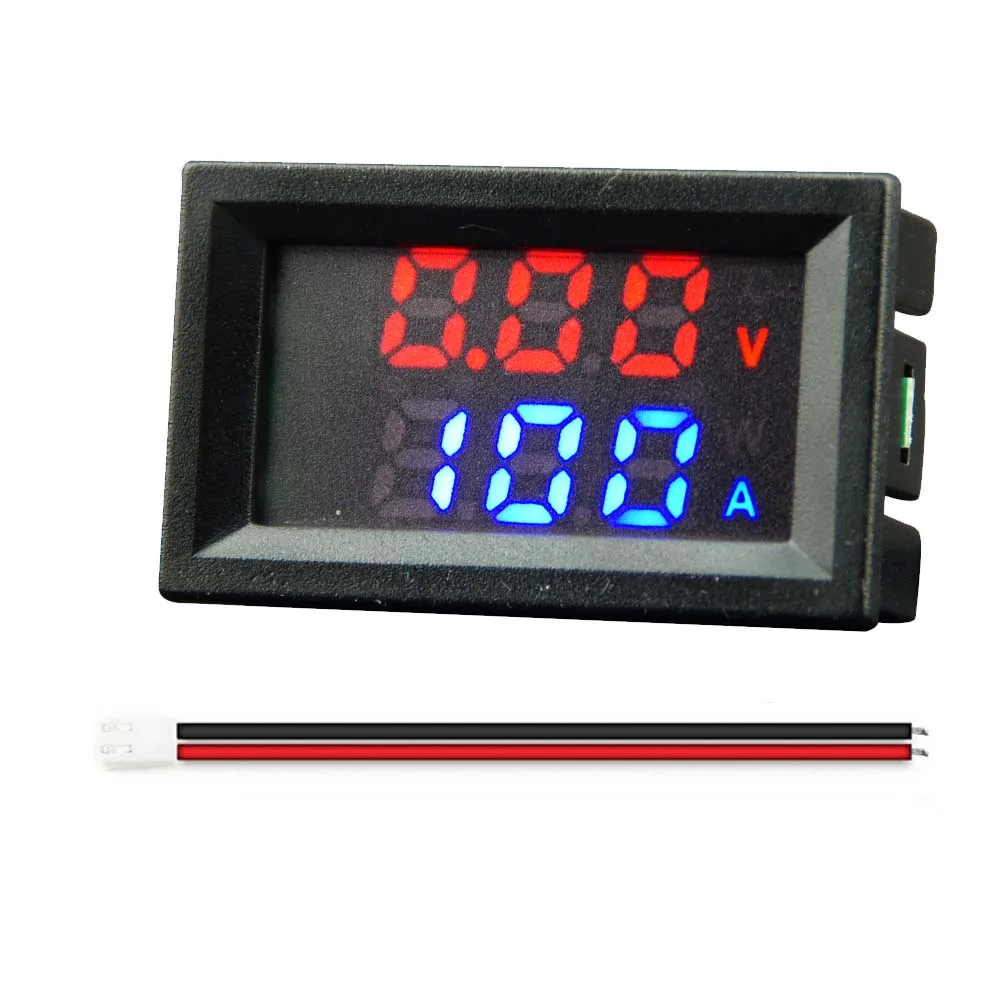 DC0-100V 10A LED Digitale Voltmeter Ampèremeter Auto Moto Spanning Stroom Meter Volt Detector Tester Monitor Panel ﻿