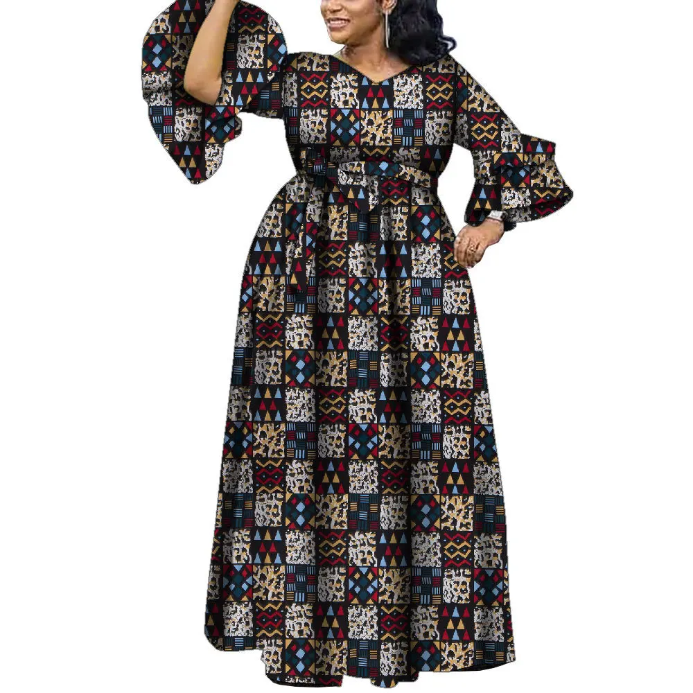 Plus Size abiti da festa africani per le donne 2023 New Fashion Dashiki Ankara abiti da sposa elegante turchia Maxi abito africano musulmano