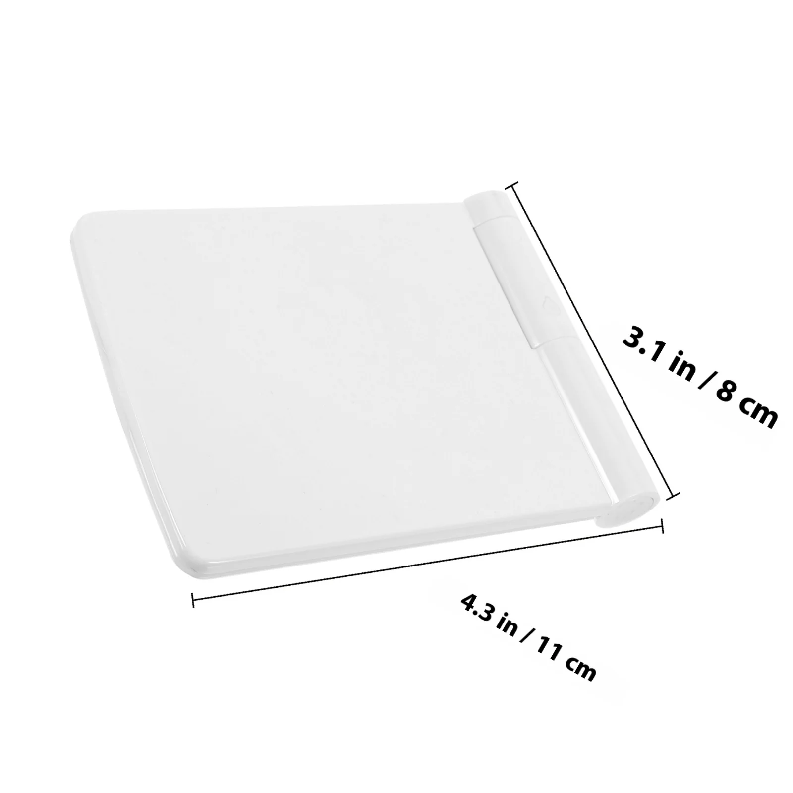 折りたたみ式トラベルLEDメイクアップミラー コンパクトポータブルタッチスクリーン照明付きミラー メイクアップ用 傷跡コントロール