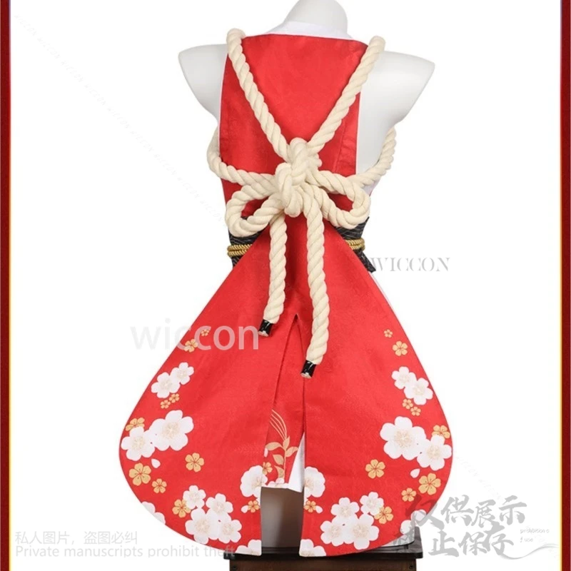 Anime Comic Mortal Kombat Cos Mai Shiranui traje Sexy Macacão Fantasia Lutadores para meninas mulher festa de Halloween personalizado