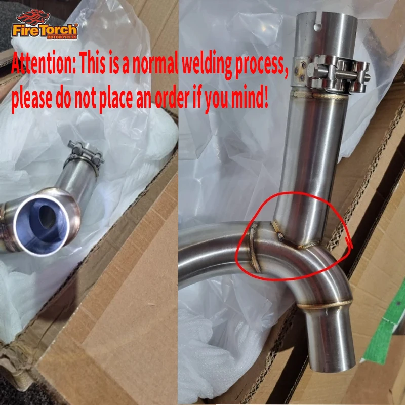 For DUCATI MONSTER 937 950 2021 - 2023 Motorcycle Exhaust Escape System Modify Mid Link Pipe Connect Original Muffler Motocross