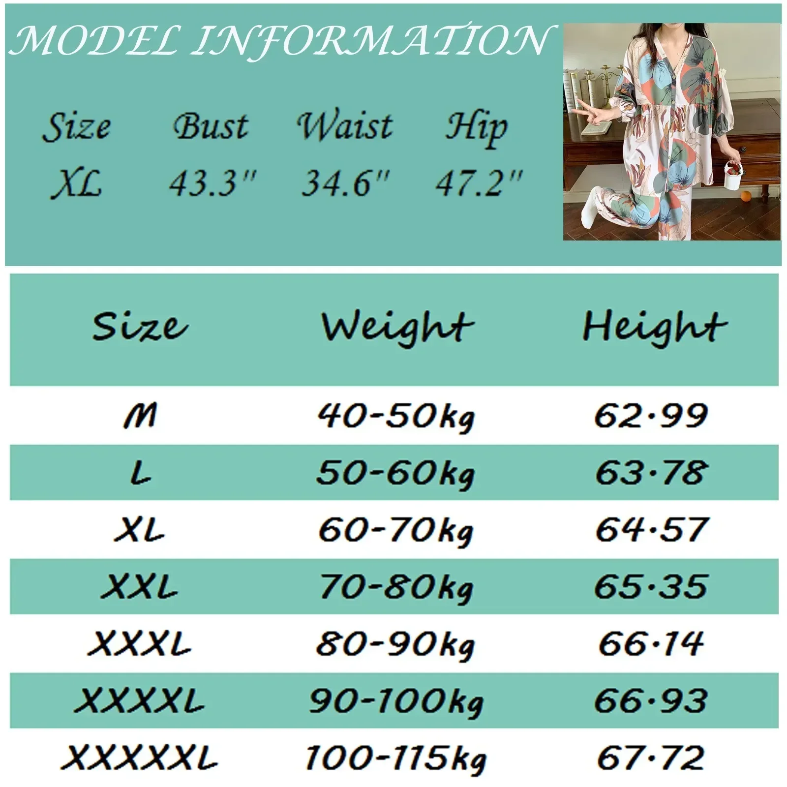 Conjunto para el hogar, conjunto de gran tamaño, camisa de pijama informal larga holgada a la moda para mujer, pantalones 2023, dos piezas con ropa