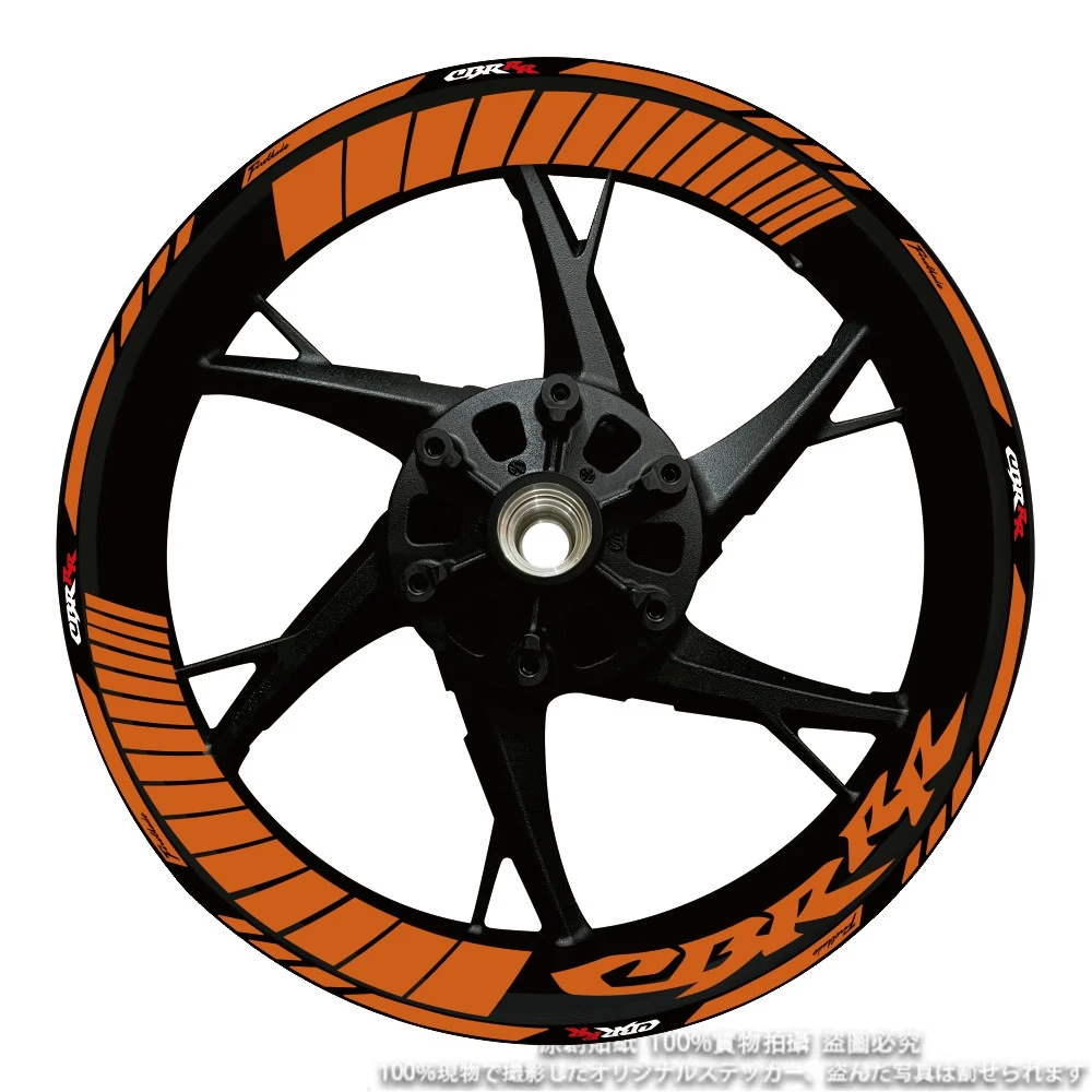 17inch Wheels Hub Stickers Motorcycle Accessories Reflective Decals Stripes For Honda HRC REPSOL CBR 250RR 400RR 600RR 1000RR