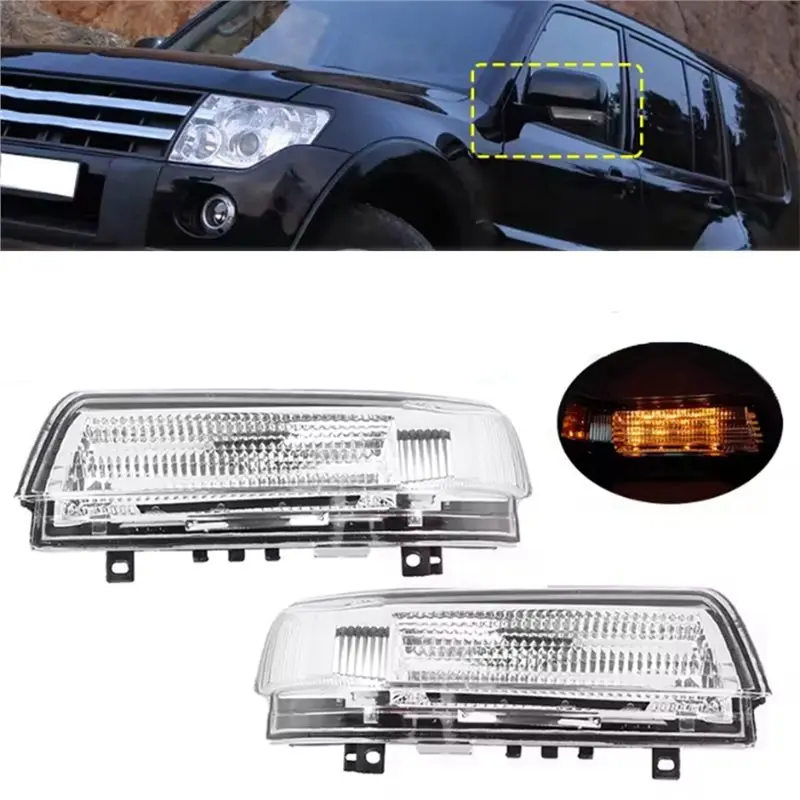 LED Turn Signal Light Side Mirror For Pajero Montero Shogun V73 V77 V87 V93 V97 2007-2020 8351A029 8351A030