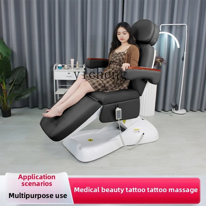 YFY  electric lifting beauty heating medical beauty eyelash pattern embroidery bed beauty salon special bed